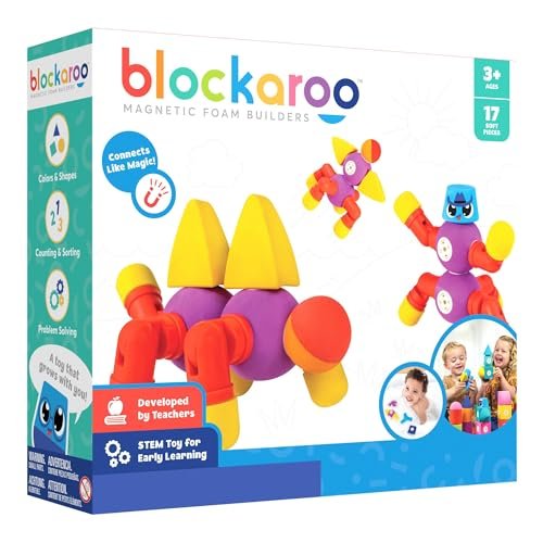 Blockaroo Magnetic Foam Building Blocks
